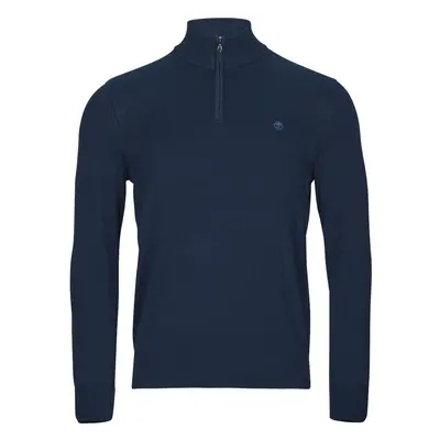 Timberland Cotton YD 1/4 Zip Sweater Tmavě modrá