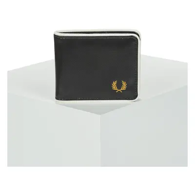 Fred Perry COATED POLYESTER BILLFOLD WALL Černá