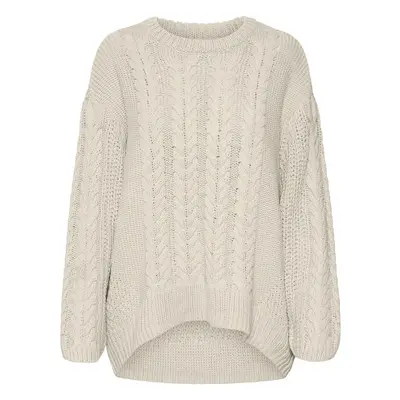 Vero Moda VMSVEACABLE LS O-NECK PULLOVER GA BOO 10310869 Béžová