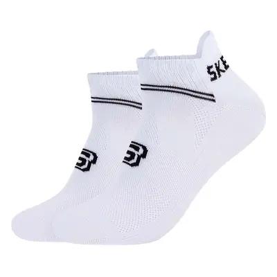 Skechers 2PPK Mesh Ventilation Bamboo Socks Bílá