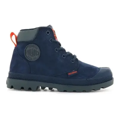 Palladium Kids Pampa Hi Cuff Waterproof - Mood Indigo Modrá