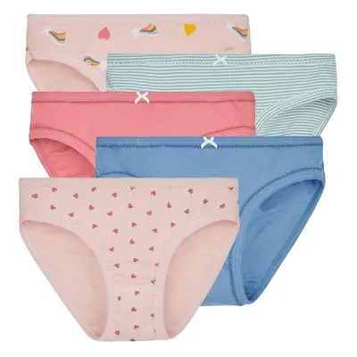 Petit Bateau LOT CULOTTE X5 ruznobarevne