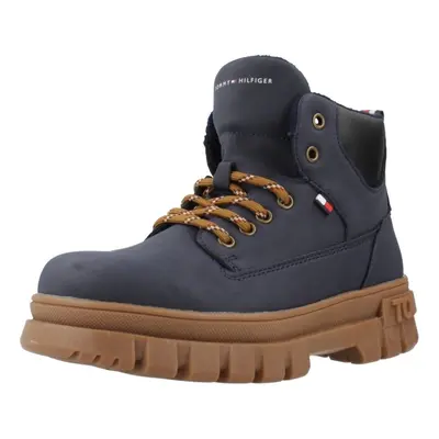 Tommy Hilfiger LACE-UP BOOTIE Modrá