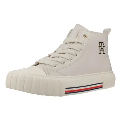 Tommy Hilfiger HIGH TOP LACE-UP SNEAKER Bílá