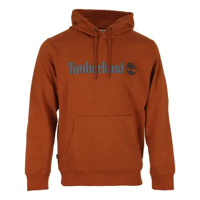 Timberland Linear Logo Hoodie Hnědá