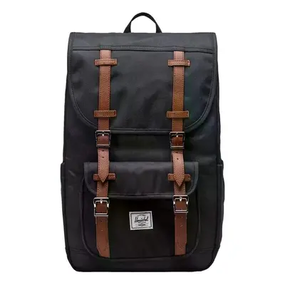 Herschel Little American Mid Volume Backpack - Black Černá