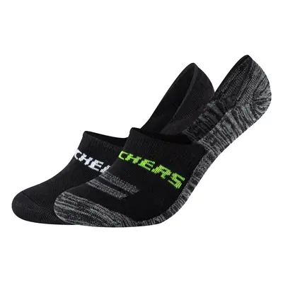 Skechers 2PPK Mesh Ventilation Footies Socks Černá