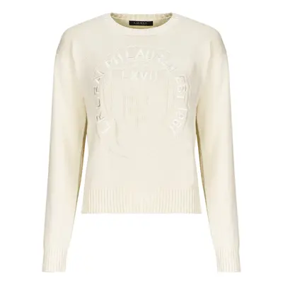 Lauren Ralph Lauren RIEDNEE-LONG SLEEVE-PULLOVER Bílá