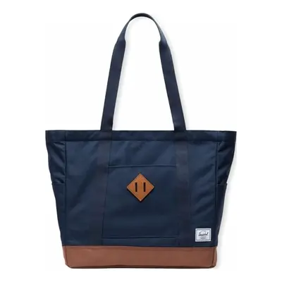 Herschel Heritage Tote - Navy/Saddle Brown Modrá