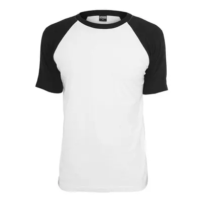 Urban Classics Pánské dvoubarevné tričko Raglan Bílá