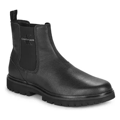 Calvin Klein Jeans EVA MID CHELSEA BOOT Černá