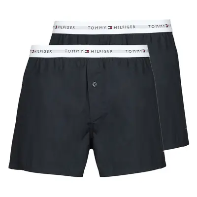 Tommy Hilfiger WOVEN BOXER X2 Modrá