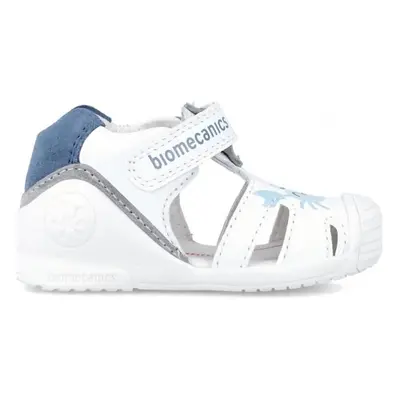 Biomecanics Kids Sandals 242123-A - White Modrá