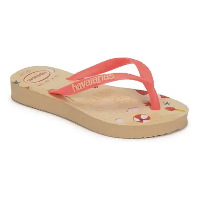 Havaianas KIDS SLIM HELLO KITTY Béžová