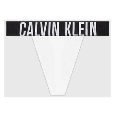 Calvin Klein Jeans 000QF7638E100 THONG Bílá