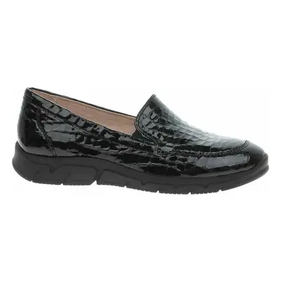 Caprice Dámské mokasiny 9-24651-43 black croco Černá