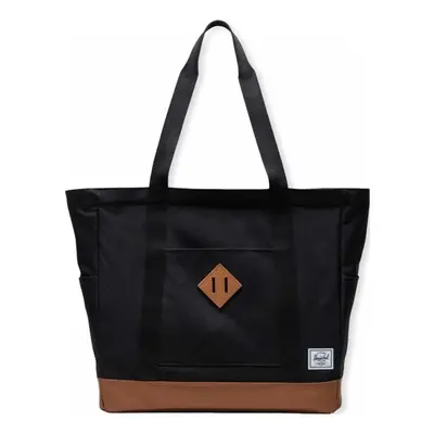 Herschel Heritage Tote - Black/Saddle Brown Černá