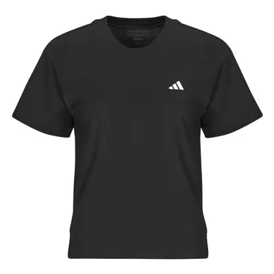 adidas Essentials Small Logo T-Shirt Černá