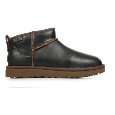 UGG Classic Ultra Mini Lthr Regen Hnědá