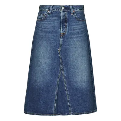 Levis HR A LINE DECON SKIRT Modrá