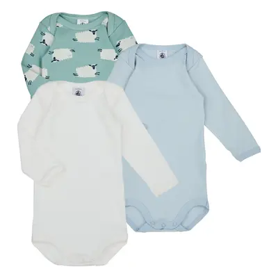 Petit Bateau BODY US ML MOUTON PACK X3 Zelená