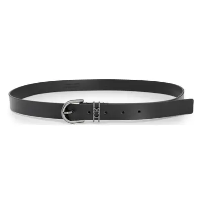 Calvin Klein Jeans CK LOOP RND BUCKLE BELT K60K612362 Černá