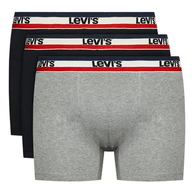 Levis Boxer 3 Pairs Briefs Černá