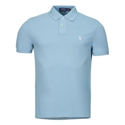 Polo Ralph Lauren POLO AJUSTE DROIT EN COTON BASIC MESH Modrá