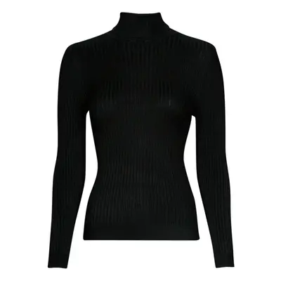 Only ONLKAROL L/S ROLLNECK PULLOVER KNT NOOS Černá