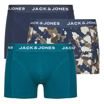 Jack & Jones JACCAMOFLAGE X3 Tmavě modrá