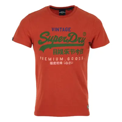 Superdry VL Tri Tee 220 Červená