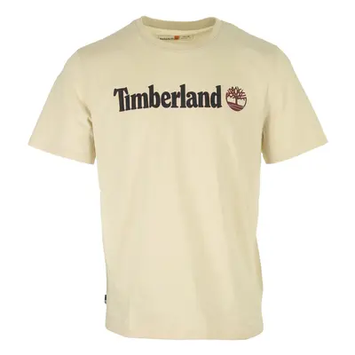 Timberland Linear Logo Short Sleeve Béžová