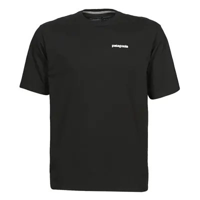 Patagonia M'S P-6 LOGO ORGANIC T-SHIRT Černá