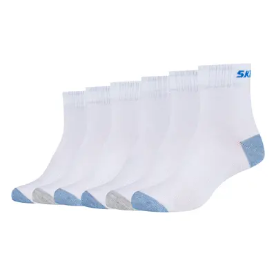 Skechers 3PPK Boys Mech Ventilation Socks Bílá