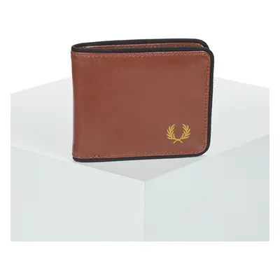 Fred Perry COATED POLYESTER BILLFOLD WALL Hnědá