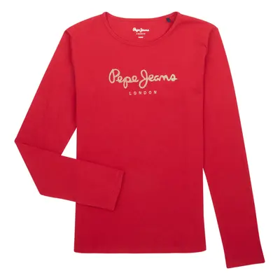 Pepe jeans HANA GLITTER LS Červená