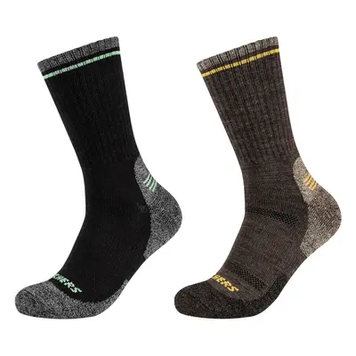 Skechers 2PPK Men Trail Wool Socks Černá