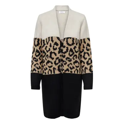 Only ONLJADE ANIMAL LS CARDIGAN CC KNT 15294968 Černá