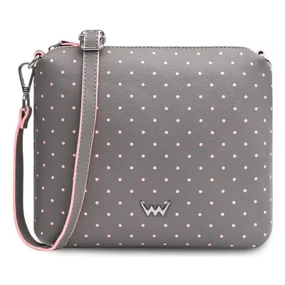 Vuch Dámská crossbody kabelka Coalie Dotty Grey šedá Šedá