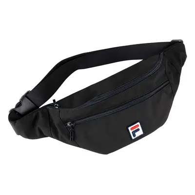 Fila Bissau Coated Canvas Double Zipper Waist Bag Černá