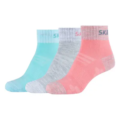 Skechers 3PPK Wm Mesh Ventilation Quarter Socks ruznobarevne