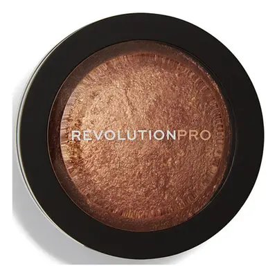 Makeup Revolution Highlighter Powder Skin Finish - Golden Glare Červená