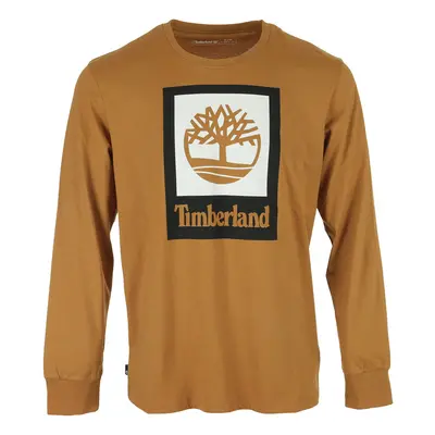 Timberland Colored Long Sleeve Tee Hnědá