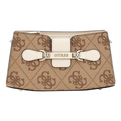 Guess NOLANA CROSSBODY TOP ZIP Béžová