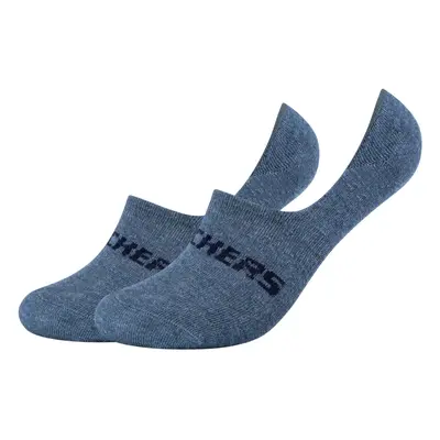 Skechers 2PPK Mesh Ventilation Footies Socks Modrá