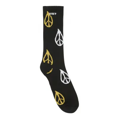 Obey Peaced socks Černá