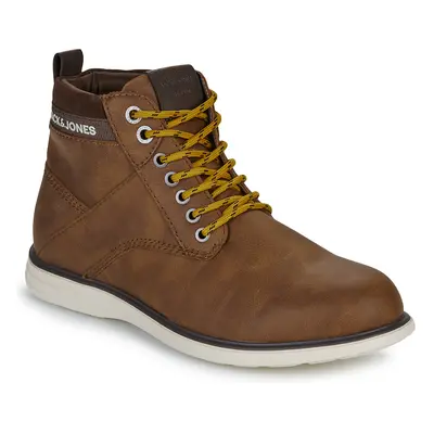 Jack & Jones JFWDENVER PU COMBO BOOT Hnědá