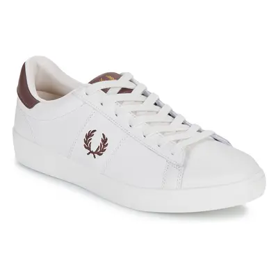 Fred Perry SPENCER LEATHER Bílá