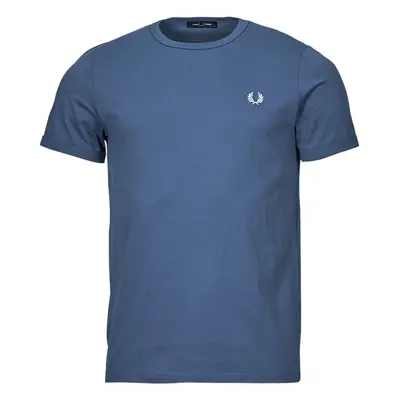 Fred Perry RINGER T-SHIRT Modrá