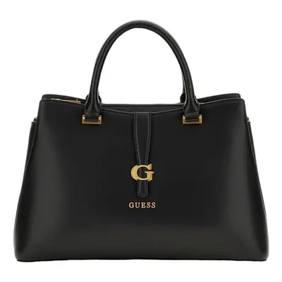 Guess KUBA TRI COMPARTMENT SATCHEL Černá